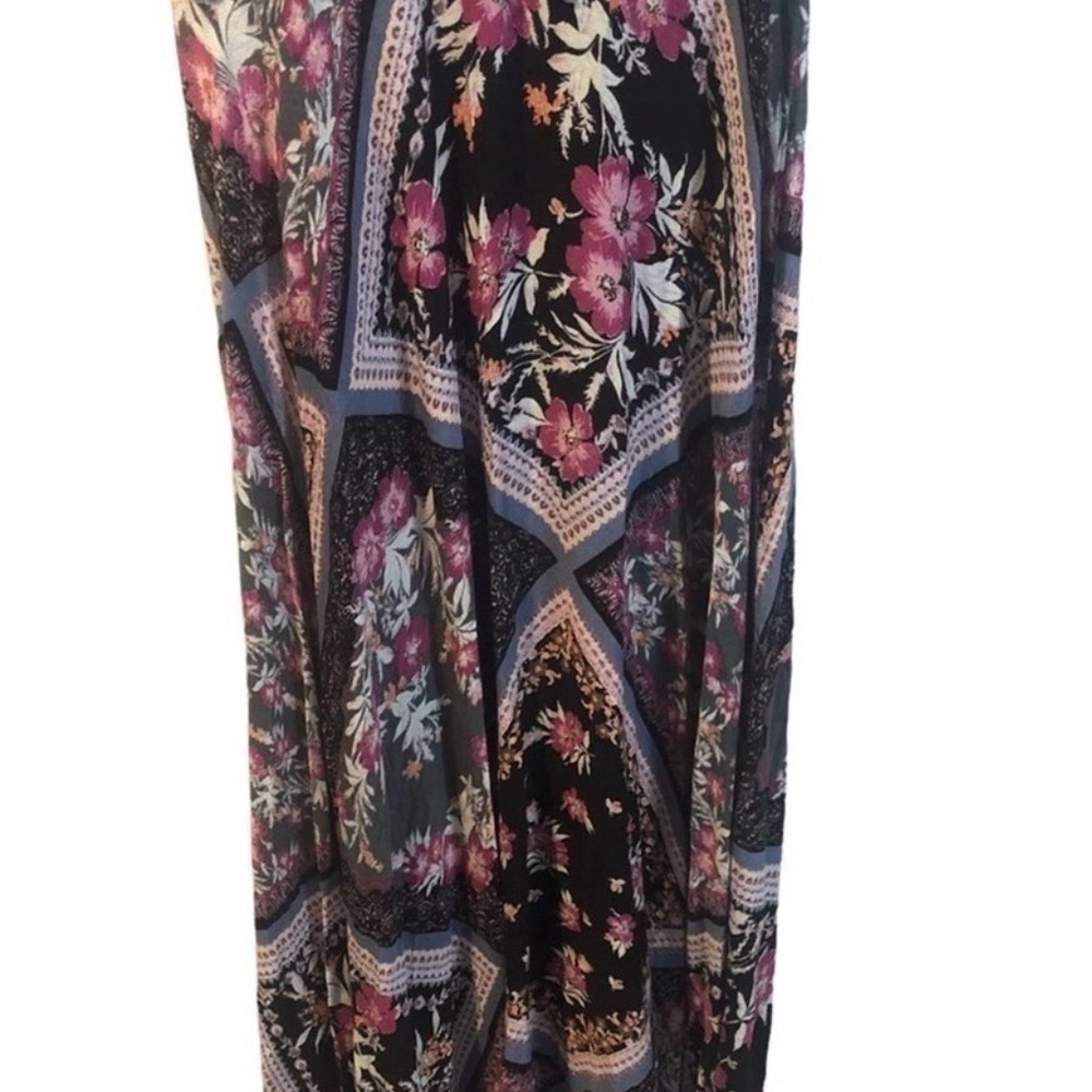 Free People Pink and Purple Patterned Maxi Dress - Picture 6 of 9